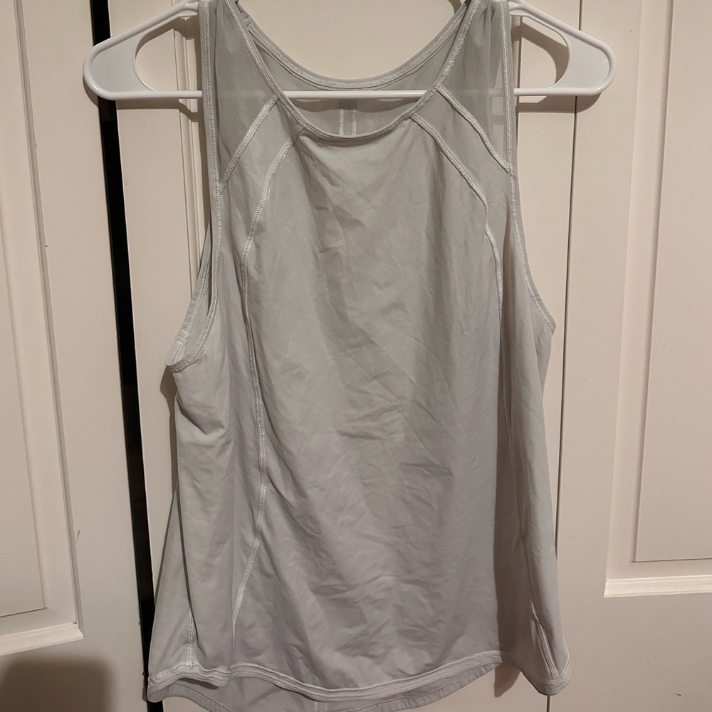 Light gray lululemon tank top